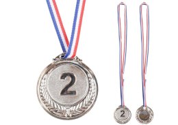 Gadżet Lean srebrny medal cynkowy 6,5cm (20948)