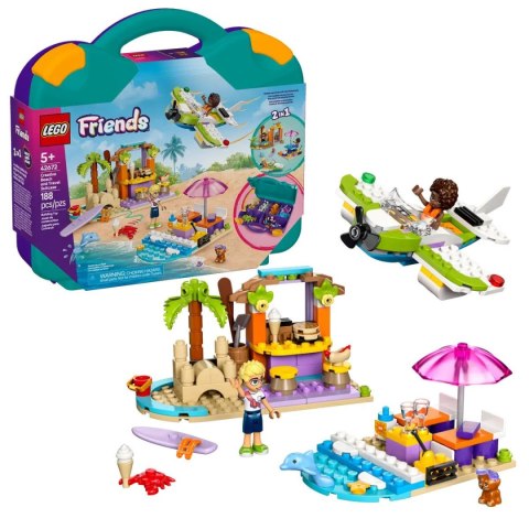 Klocki konstrukcyjne Lego Friends Kreatywna walizka plażowa (42672)