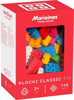 Klocki konstrukcyjne Marioinex Classic Blocks 115 elementów