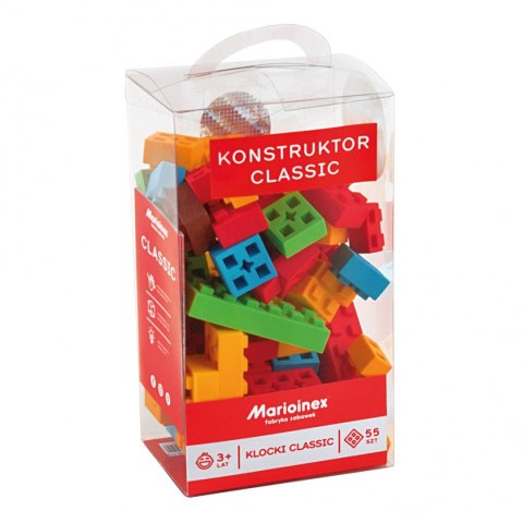 Klocki konstrukcyjne Marioinex Classic Blocks 55 elementów Klocki konstrukcyjne Marioinex Classic Blocks 55 elementów