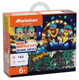 Klocki konstrukcyjne Marioinex Mini Waffle City 148 elementów napad na bank