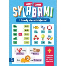 Książeczka edukacyjna Aksjomat Ciekawe zadania do nauki czytania.