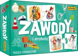 Puzzle Kukuryku zawody i atrybuty 24 el.