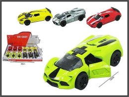 Samochód Hipo sportowy 12cm metalowy z dźwiękiem (HX216)