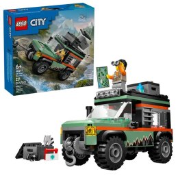 Klocki konstrukcyjne Lego City Górska terenówka 4x4 (60447)