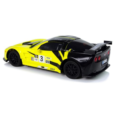 Samochód Lean R/C 1:24 Corvette Żółte C6.R 2.4 G Światła (9734) Samochód Lean R/C 1:24 Corvette Żółte C6.R 2.4 G Światła (9734)