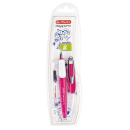 Pióro wieczne My Pen 50046812l różowo białe L Herlitz (300006790)
