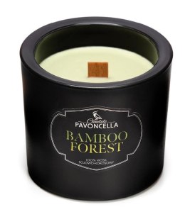 Świeczka ozdobna Pavoncella Classico Bamboo Forest czarna 170g (5905711530387)
