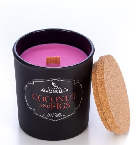 Świeczka ozdobna Pavoncella Classico Coconut and Figs czarna 135 g (5905711530066) Świeczka ozdobna Pavoncella Classico Coconut and Figs czarna 135 g (5905711530066)