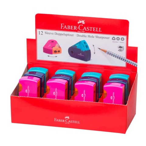 Temperówka Faber Castell mix plastik Temperówka Faber Castell mix plastik