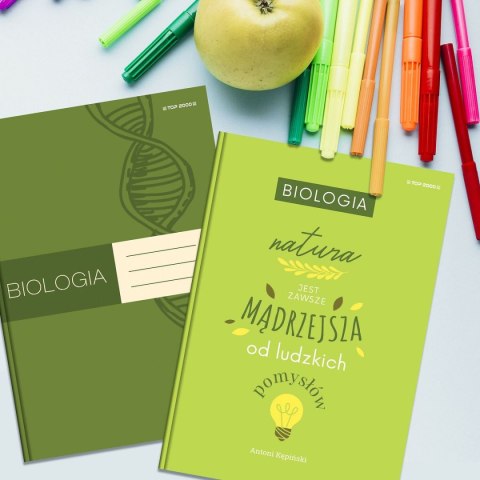 Brulion tematyczny Top 2000 biologia A5 80k. 70g krata (400160627) Brulion tematyczny Top 2000 biologia A5 80k. 70g krata (400160627)