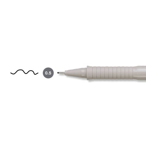 Cienkopis kreślarski Faber Castell Ecco Pigment czarny 0,5mm 1kol. (FC166599) Cienkopis kreślarski Faber Castell Ecco Pigment czarny 0,5mm 1kol. (FC166599)
