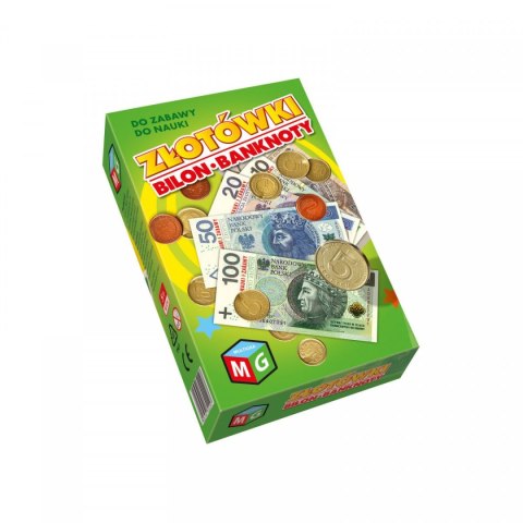 Gra edukacyjna Multigra ZŁOTÓWKI BILON I BANKNOTY Gra edukacyjna Multigra ZŁOTÓWKI BILON I BANKNOTY