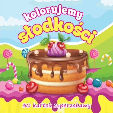 Kolorowanka Kolorujemy słodkości 3D