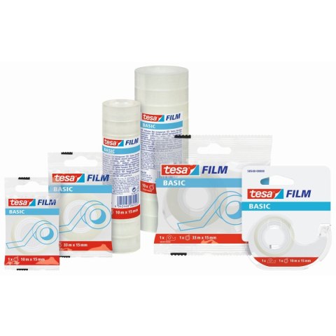 Taśma biurowa Basic 15x33 [mm x m] Tesa (58542-0000-00)