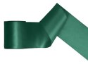 Wstążka Titanum Craft-Fun Series satynowa 100x25 [mm x m] zielony butelkowy (TS100-012B)