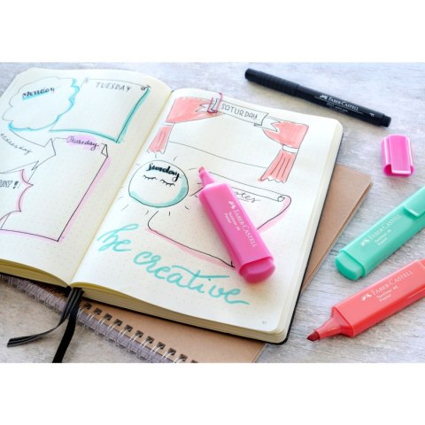 Zakreślacz Faber Castell Pastel 4 kolory (FC154610) Zakreślacz Faber Castell Pastel 4 kolory (FC154610)