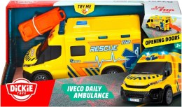 Ambulans Dickie Iveco 18cm, światło i dźwięk (371-3014)