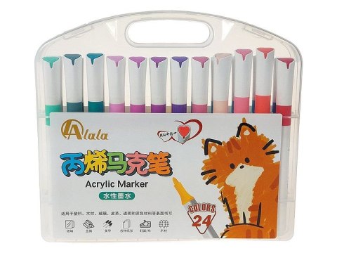 Flamaster Adar akrylowe 24 kol. (611085) Flamaster Adar akrylowe 24 kol. (611085)