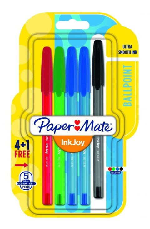 Długopis Paper Mate INKJOY 1956735 mix 0,3mm (mix 5 szt) Długopis Paper Mate INKJOY 1956735 mix 0,3mm (mix 5 szt)
