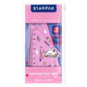 Komplet geometryczny Starpak Unicorn 3 el. (538972)