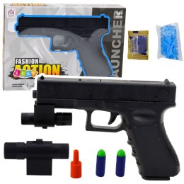 Pistolet Lean Na Kulki Wodne Strzałki Piankowe Laser Nadruk Orzeł (24264)