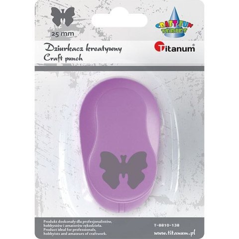 Dziurkacz ozdobny Titanum Craft-Fun Series 25mm motyl (T-8810-138) Dziurkacz ozdobny Titanum Craft-Fun Series 25mm motyl (T-8810-138)
