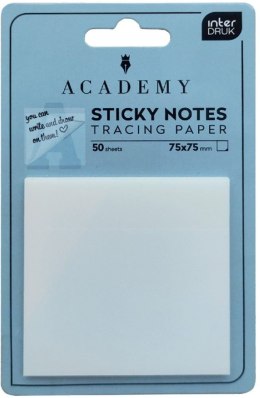 Notes samoprzylepny (karteczki) Academy PRZEŹROCZYSTE FROST biały