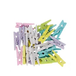 Ozdoba drewniana Craft With Fun Spinacze kolorowe (555402)