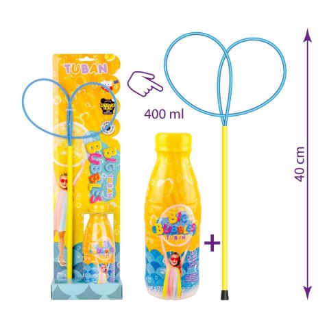 Bańki mydlane Tuban Obręcz Pro Motylek + płyn 400ml (TU3200) Bańki mydlane Tuban Obręcz Pro Motylek + płyn 400ml (TU3200)
