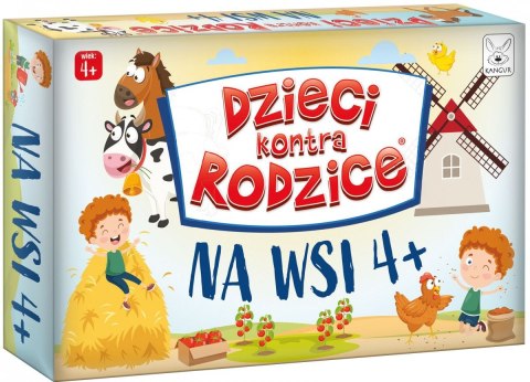 Gra karciana Kangur Dzieci kontra rodzice Na wsi 4+ Gra karciana Kangur Dzieci kontra rodzice Na wsi 4+