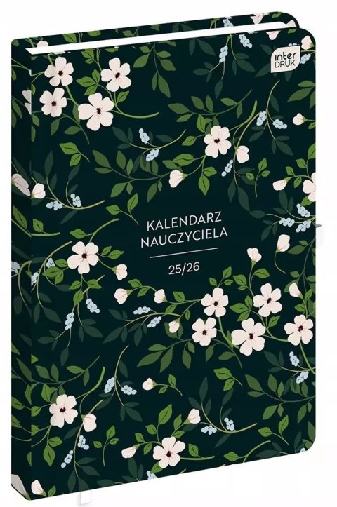 Kalendarz książkowy (terminarz) Interdruk DARK FLOWER 192 stron A5 Kalendarz książkowy (terminarz) Interdruk DARK FLOWER 192 stron A5