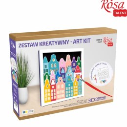 Zestaw plastyczny Rosa Domki 3d