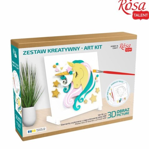 Zestaw plastyczny Rosa Jednorożec 3d Zestaw plastyczny Rosa Jednorożec 3d