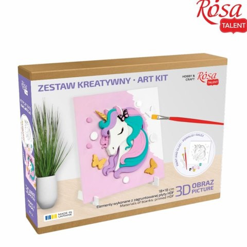 Zestaw plastyczny Rosa Jednorożec 3d Zestaw plastyczny Rosa Jednorożec 3d