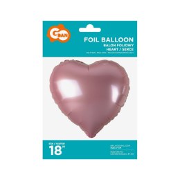 Balon foliowy Godan serce jasnoróżowy 18 cali 18cal (hs-s18jr)