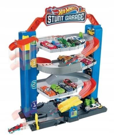 Garaż Przenośny garaż z windą STUNT GARAGE Hot Wheels (GNL70) Garaż Przenośny garaż z windą STUNT GARAGE Hot Wheels (GNL70)
