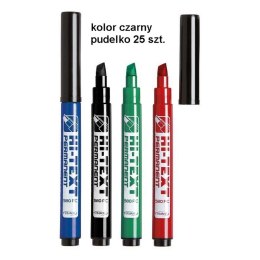 Marker permanentny Fibracolor Hi-Text 580/PB czarny 6,0mm ścięta końcówka
