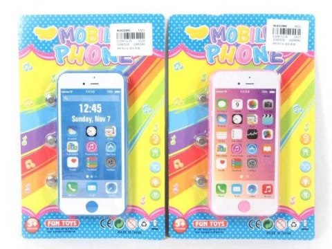 Telefon zabawkowy Bigtoys smartfon ze światłem i dźwiękiem (BTEL9518) Telefon zabawkowy Bigtoys smartfon ze światłem i dźwiękiem (BTEL9518)