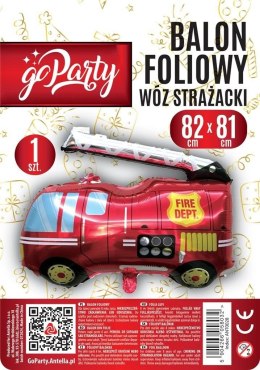 Balon foliowy Antella Wóz strażacki 82x81cm