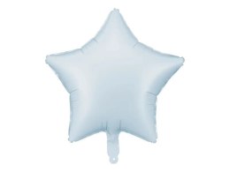Balon foliowy Partydeco gwiazda mglisty niebieski, 48cm 19cal