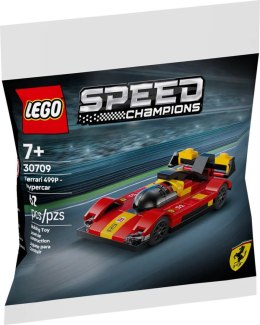 Klocki konstrukcyjne Lego Speed Champions Ferrari 499P - hipersamochód (30709)