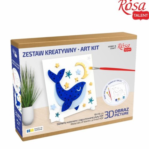 Zestaw plastyczny Rosa Wieloryb 3d Zestaw plastyczny Rosa Wieloryb 3d
