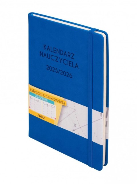 Kalendarz książkowy (terminarz) Antra Nauczyciela niebieski A5 (2025/2026) Kalendarz książkowy (terminarz) Antra Nauczyciela niebieski A5 (2025/2026)