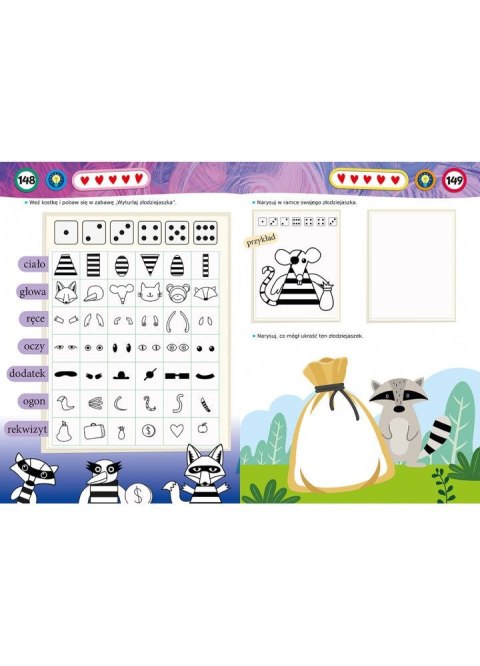 Książeczka edukacyjna Bawię się i uczę. 365 zabaw na każdy dzień w roku dla dzieci 2-6 lat Demart Książeczka edukacyjna Bawię się i uczę. 365 zabaw na każdy dzień w roku dla dzieci 2-6 lat Demart