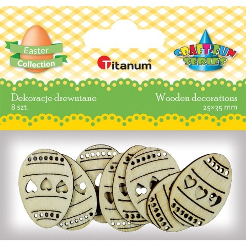 Ozdoba drewniana Titanum Craft-Fun Series pisanki (18074) Ozdoba drewniana Titanum Craft-Fun Series pisanki (18074)