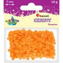 Cekiny Titanum Craft-Fun Series Okrągłe pastelowe pomarańczowe