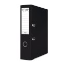 Segregator dźwigniowy Basic z szyną A4 75mm czarny (21024221-05)