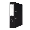 Segregator dźwigniowy Basic z szyną A4 75mm czarny (21024221-05)