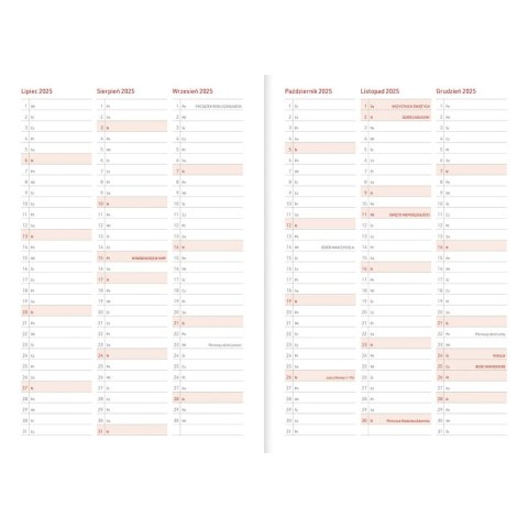 Kalendarz biurkowy CZARNY VIVELLA B5 B5 Wydawnictwo Wokół Nas (A5TO66B-) Kalendarz biurkowy CZARNY VIVELLA B5 B5 Wydawnictwo Wokół Nas (A5TO66B-)